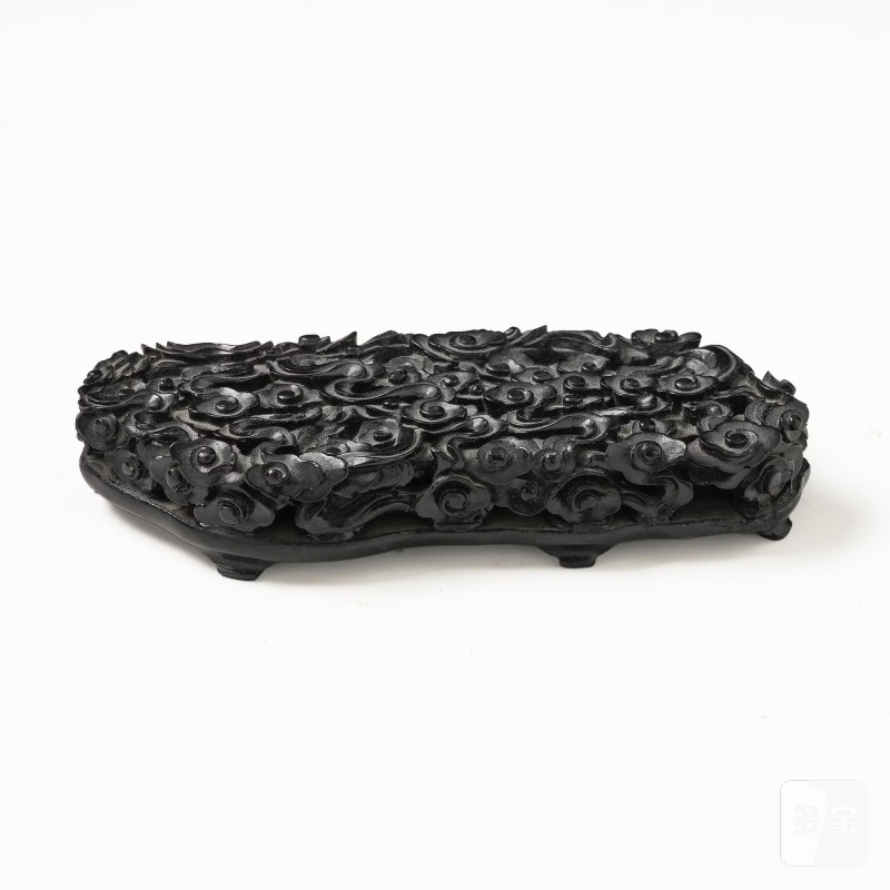 A lacquered and painted wooden stand, - 图2